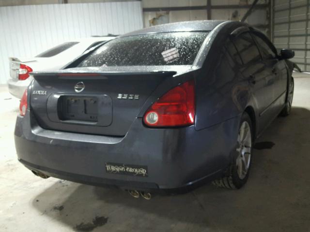 1N4BA41E88C828322 - 2008 NISSAN MAXIMA SE GRAY photo 4