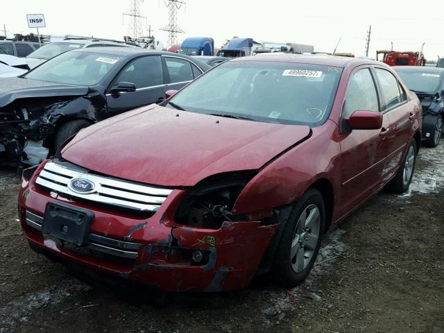 3FAHP07197R209461 - 2007 FORD FUSION SE RED photo 2