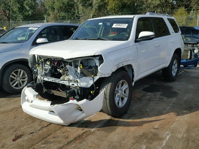 JTEZU5JR6G5140617 - 2016 TOYOTA 4RUNNER SR WHITE photo 2