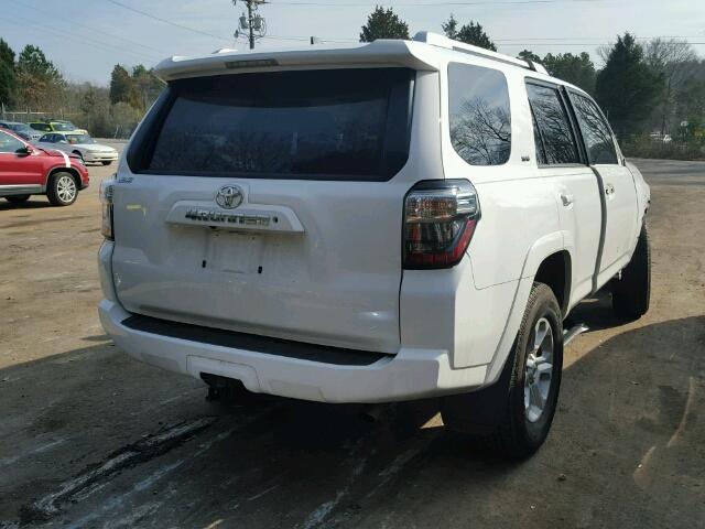 JTEZU5JR6G5140617 - 2016 TOYOTA 4RUNNER SR WHITE photo 4