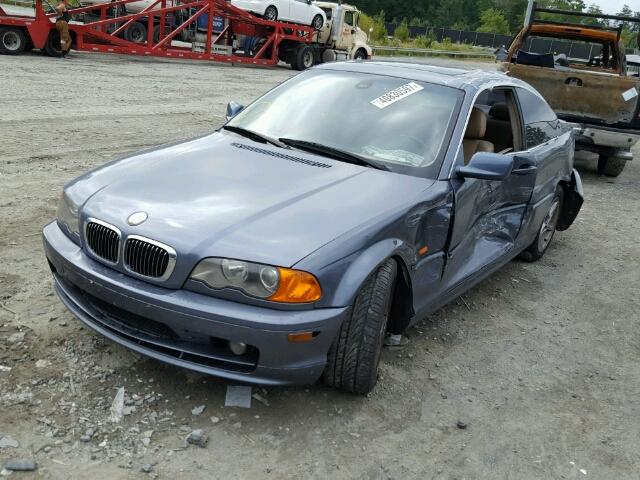 WBABN73413PJ15636 - 2003 BMW 325 CI BLUE photo 2