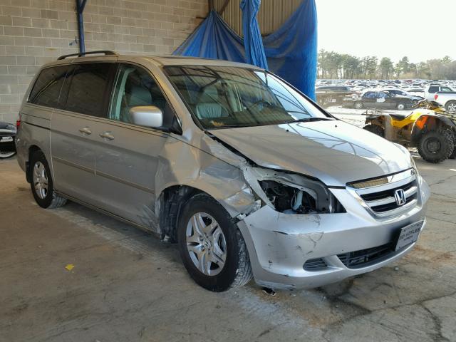 5FNRL38757B077069 - 2007 HONDA ODYSSEY EX SILVER photo 1