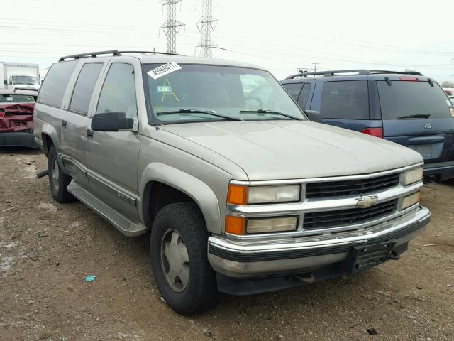 1GNFK16R6XJ330415 - 1999 CHEVROLET SUBURBAN K TAN photo 1