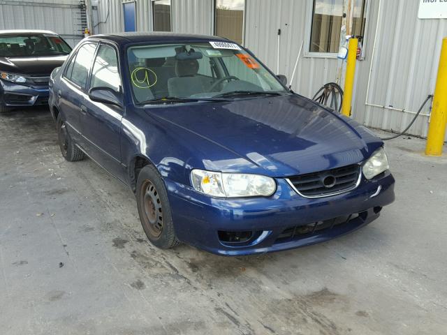 2T1BR12E91C414480 - 2001 TOYOTA COROLLA CE BLUE photo 1