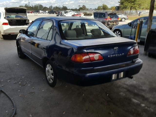 2T1BR12E91C414480 - 2001 TOYOTA COROLLA CE BLUE photo 3