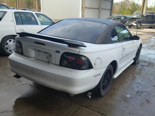 1FALP4046SF144581 - 1995 FORD MUSTANG WHITE photo 4