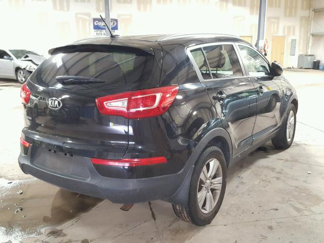 KNDPB3A26D7377648 - 2013 KIA SPORTAGE B BLACK photo 4