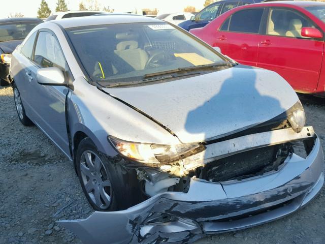 2HGFG1B68BH506351 - 2011 HONDA CIVIC LX SILVER photo 1