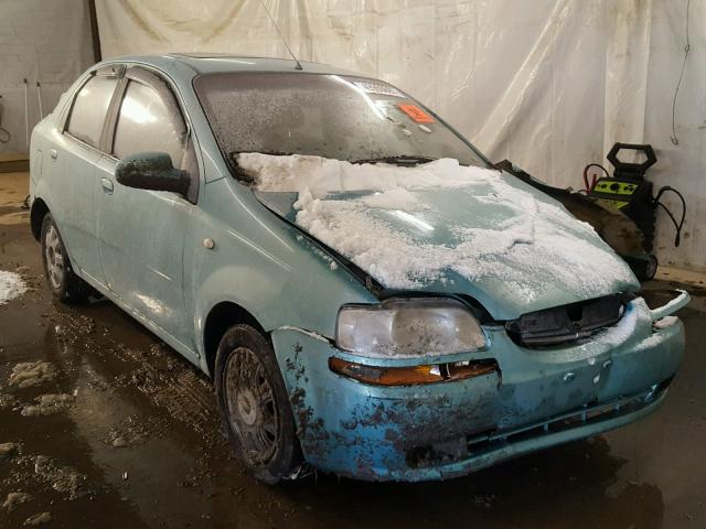 KL1TG52625B424547 - 2005 CHEVROLET AVEO LT GREEN photo 1