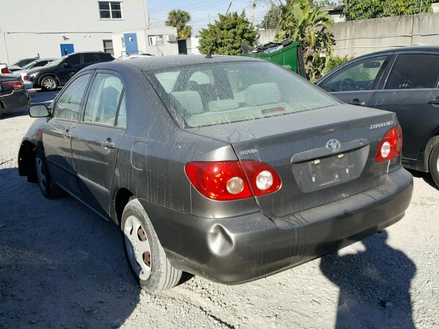 1NXBR32EX6Z732223 - 2006 TOYOTA COROLLA CE GRAY photo 3