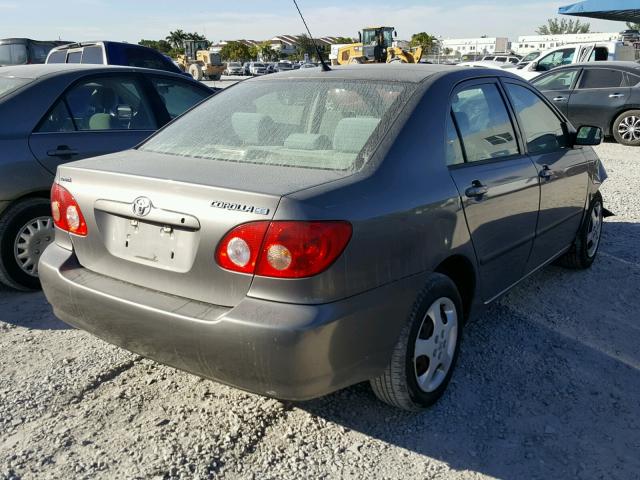 1NXBR32EX6Z732223 - 2006 TOYOTA COROLLA CE GRAY photo 4