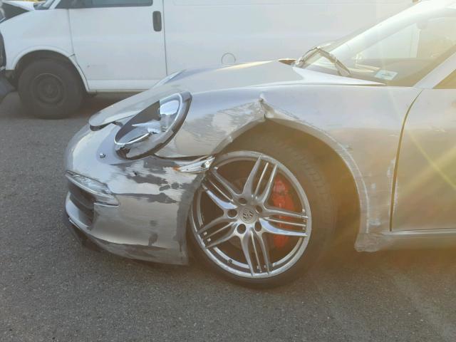 WP0AB2A94CS120139 - 2012 PORSCHE 911 CARRER SILVER photo 9