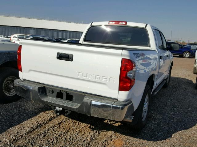 5TFEM5F15HX116059 - 2017 TOYOTA TUNDRA CRE WHITE photo 4