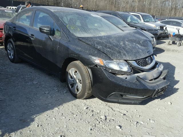 19XFB2F52FE022343 - 2015 HONDA CIVIC LX BLACK photo 1