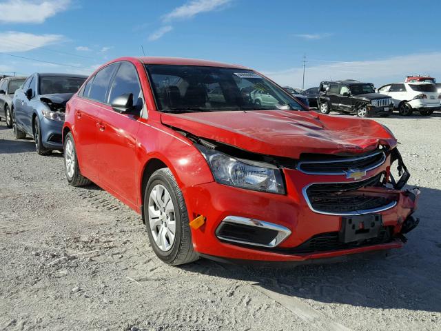 1G1PC5SH8G7161938 - 2016 CHEVROLET CRUZE LIMI RED photo 1