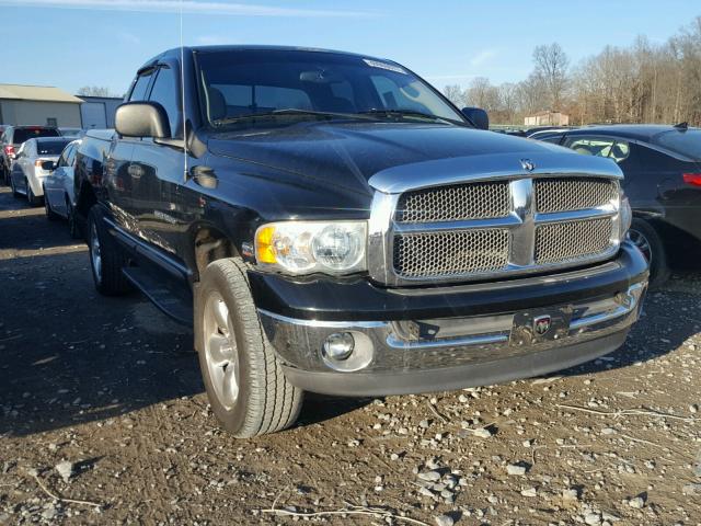 1D7HU18N62S608387 - 2002 DODGE RAM 1500 BLACK photo 1