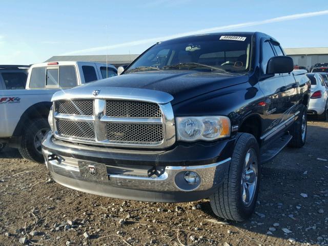 1D7HU18N62S608387 - 2002 DODGE RAM 1500 BLACK photo 2