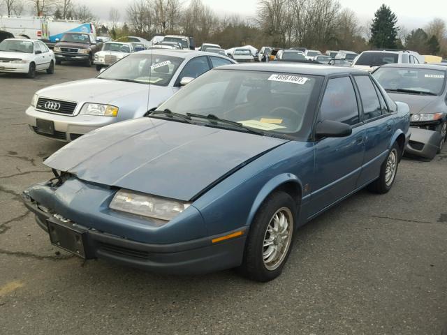 1G8ZH5598RZ108132 - 1994 SATURN SL1 BLUE photo 2