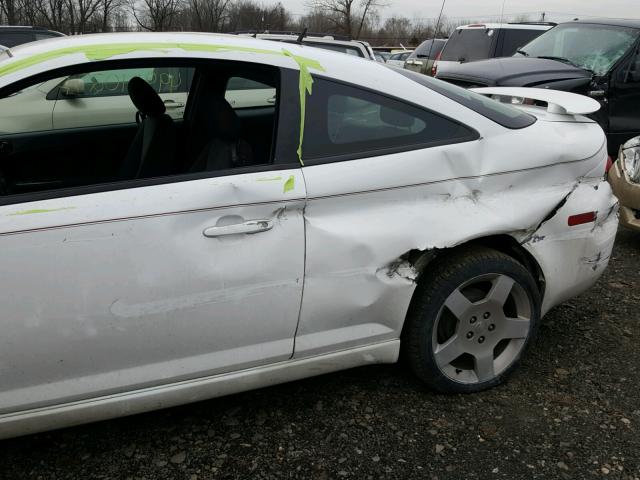 1G1AF1F51A7170185 - 2010 CHEVROLET COBALT 2LT WHITE photo 9