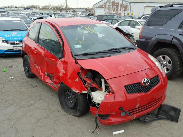 JTDJT923375101988 - 2007 TOYOTA YARIS RED photo 1