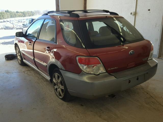 JF1GG63657H815339 - 2007 SUBARU IMPREZA OU BURGUNDY photo 3