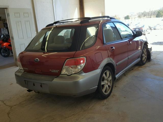 JF1GG63657H815339 - 2007 SUBARU IMPREZA OU BURGUNDY photo 4