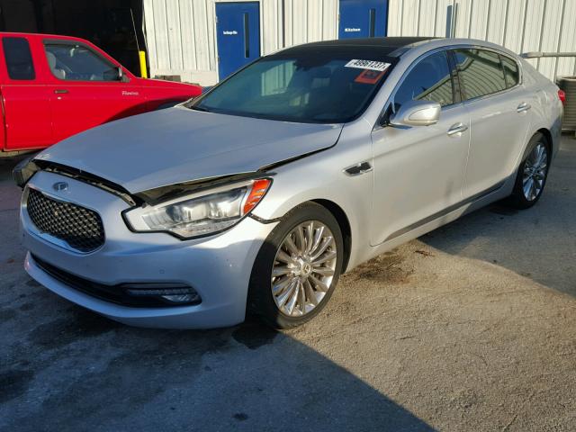 KNALW4D4XF6017116 - 2015 KIA K900 SILVER photo 2