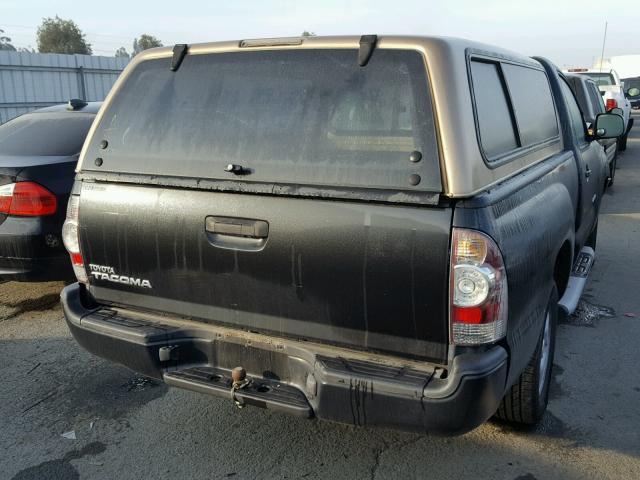 5TENX22NX9Z627257 - 2009 TOYOTA TACOMA BLACK photo 4