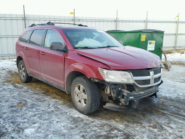 3D4GG47B89T581310 - 2009 DODGE JOURNEY SE RED photo 1