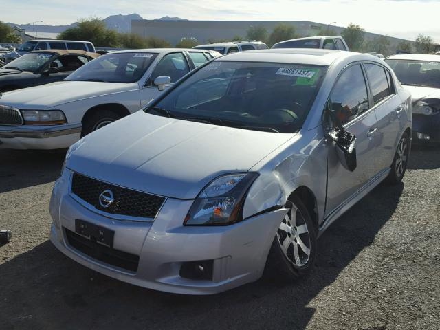 3N1AB6AP0CL717988 - 2012 NISSAN SENTRA 2.0 SILVER photo 2