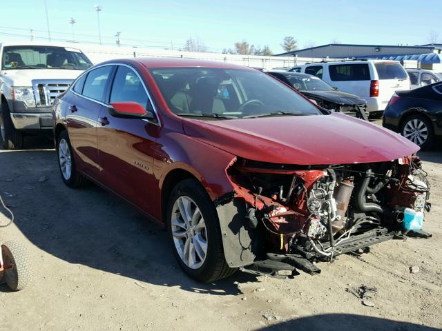 1G1ZE5ST2GF329831 - 2016 CHEVROLET MALIBU LT RED photo 1