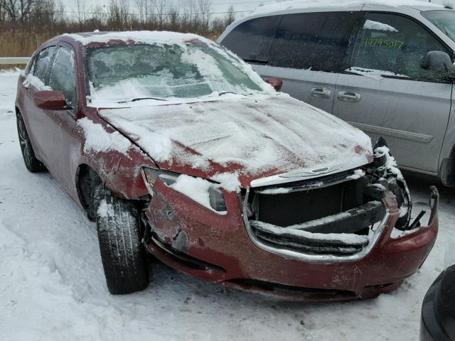 1C3BC8FGXBN567684 - 2011 CHRYSLER 200 S RED photo 1