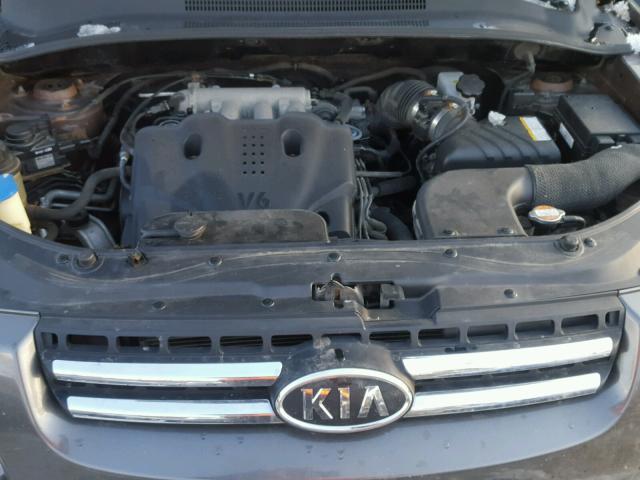 KNDJE723587504827 - 2008 KIA SPORTAGE E BROWN photo 7