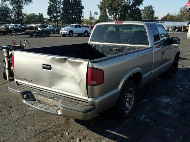 1GCCS19W6Y8295963 - 2000 CHEVROLET S TRUCK S1 BEIGE photo 4