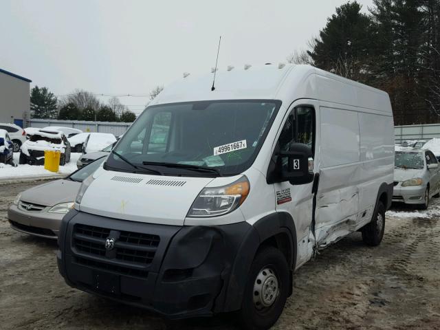 3C6TRVPG9GE114431 - 2016 RAM PROMASTER WHITE photo 2