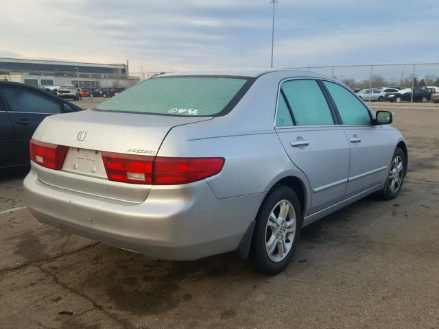 1HGCM56425L002378 - 2005 HONDA ACCORD LX GRAY photo 4