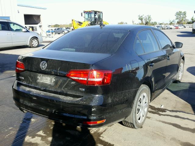 3VWLA7AJ3FM290120 - 2015 VOLKSWAGEN JETTA TDI BLACK photo 4