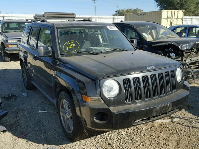 1J8FF28W38D565532 - 2008 JEEP PATRIOT SP BLACK photo 1