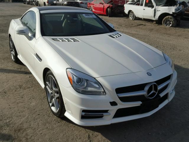 WDDPK5HA6FF104006 - 2015 MERCEDES-BENZ SLK 350 WHITE photo 1