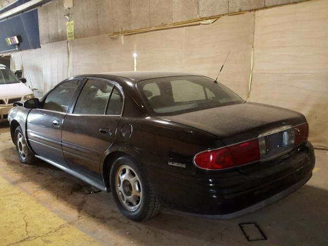 1G4HR54K72U208353 - 2002 BUICK LESABRE LI BLACK photo 3