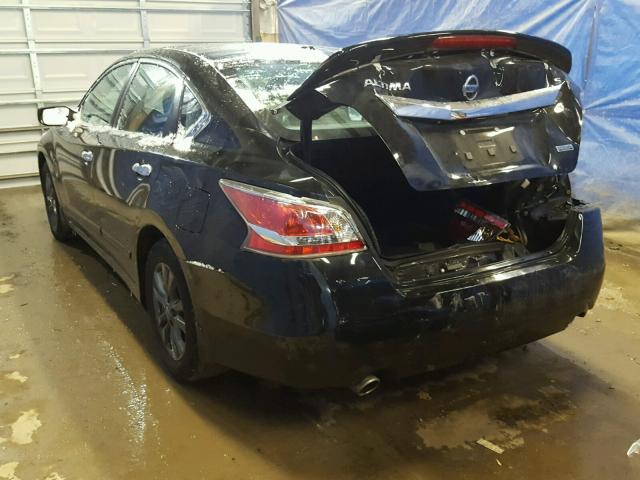 1N4AL3AP0FC598001 - 2015 NISSAN ALTIMA 2.5 BLACK photo 3