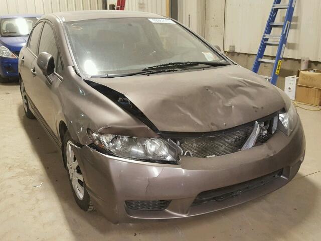 2HGFA1F64BH012726 - 2011 HONDA CIVIC LX-S BROWN photo 1