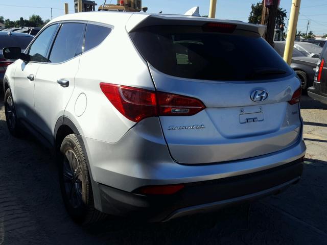 5XYZT3LB4GG321718 - 2016 HYUNDAI SANTA FE S SILVER photo 3