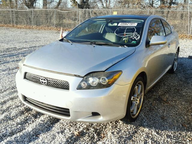 JTKDE167680222513 - 2008 TOYOTA SCION TC SILVER photo 2