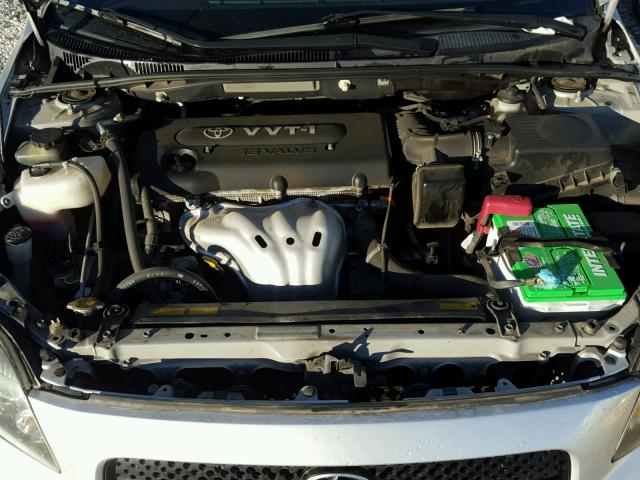 JTKDE167680222513 - 2008 TOYOTA SCION TC 银色 照片 7