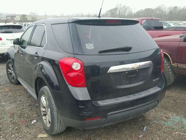 2CNALBEC9B6397692 - 2011 CHEVROLET EQUINOX LS BLACK photo 3