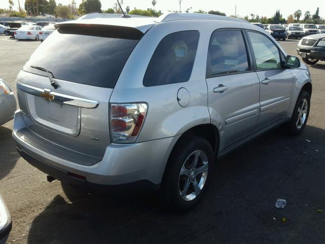 2CNDL43F986046439 - 2008 CHEVROLET EQUINOX LT SILVER photo 4