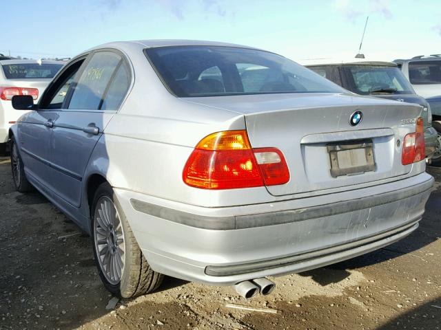 WBAAV53481FJ68076 - 2001 BMW 330 I SILVER photo 3