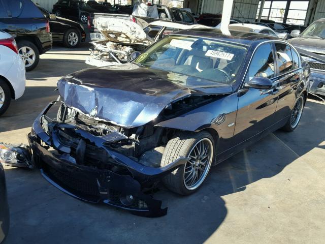 WBAVB73537PA86566 - 2007 BMW 335 I BLUE photo 2