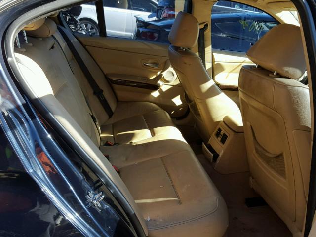 WBAVB73537PA86566 - 2007 BMW 335 I BLUE photo 6